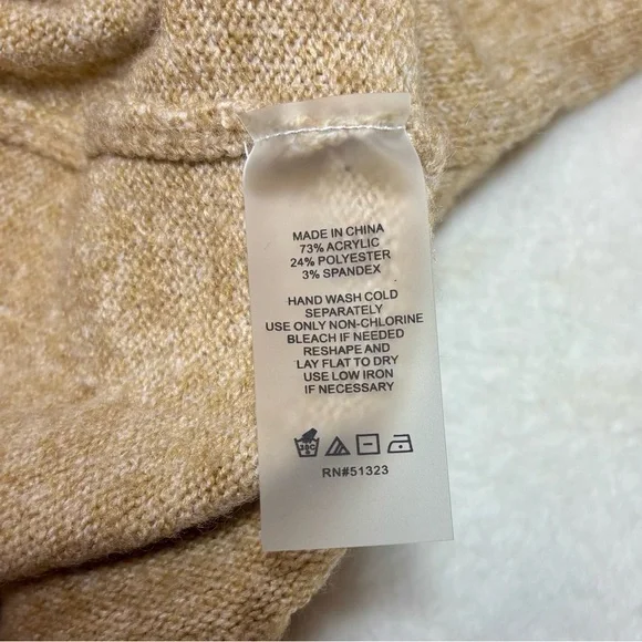 Vince Camuto Tan and Pink Fair Isle Sweater - Picture 5 of 7